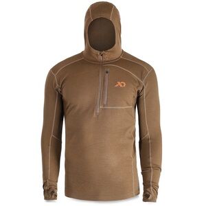 First Lite Merino-X Mid Weight 250 Kiln Hoody 1/2 Zip Merino Wool Men’s L
